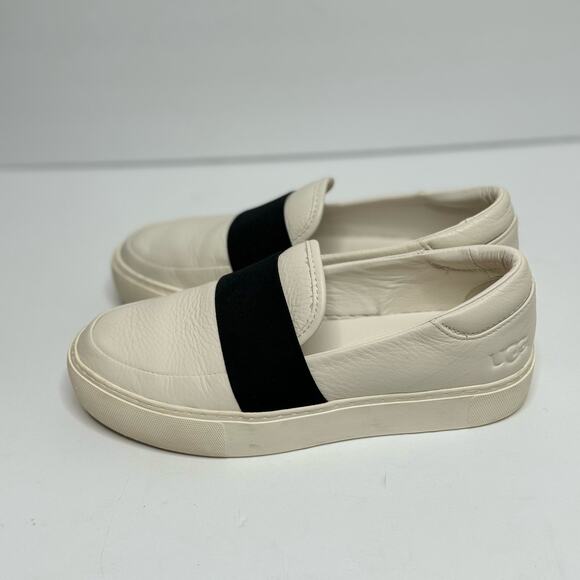 UGG Women's Chayze Leather Slip On Sneakers White Women’s 7 - Picture 3 of 7